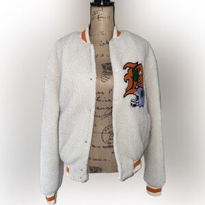 BoohooMAN cream jacket